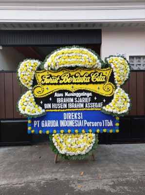 Papan Bunga Duka di Lolong Belanti